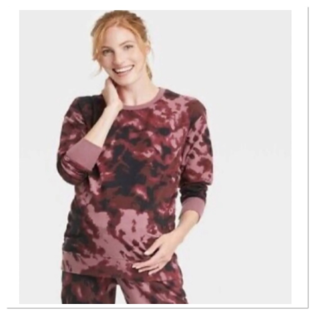 Women’s Match Back Maternity Sweatshirt by Isabel & Ingrid XS NWT
